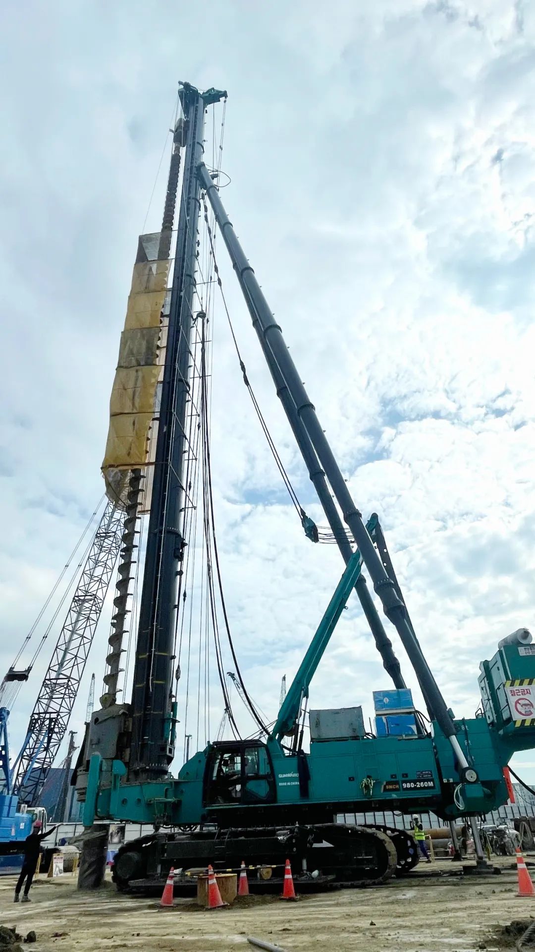 “全球最高樁架”嶄露頭角！山河智能實力助建韓國首爾麻古MICE綜合園區